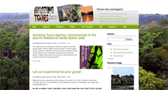 Desktop Screenshot of amazingtours.com.br